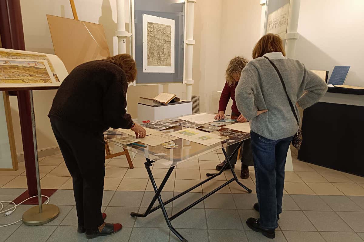 Le archiviste dell’Archivio storico della città di Torino al lavoro