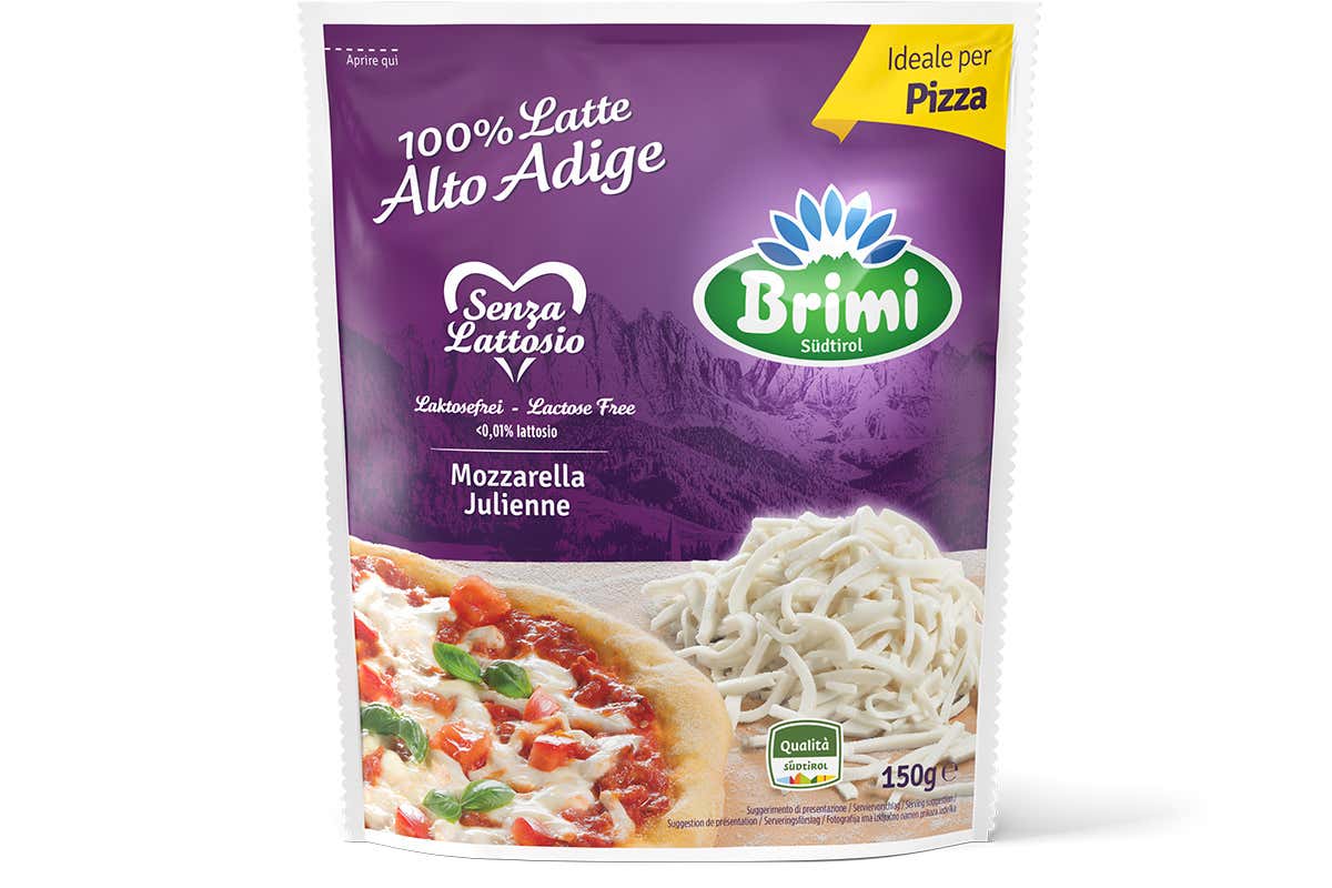 La mozzarella Brimi Senza Lattosio Cioccolato e mozzarella senza lattosio