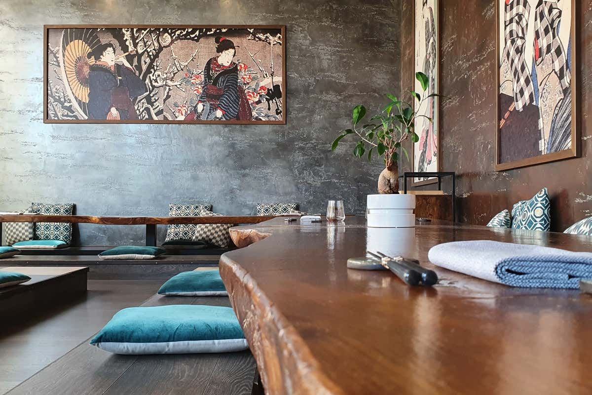 La Sala Tatami del Mu Fish di Nova Milanese Mu Fish la magia del fusion nell’hinterland di Milano