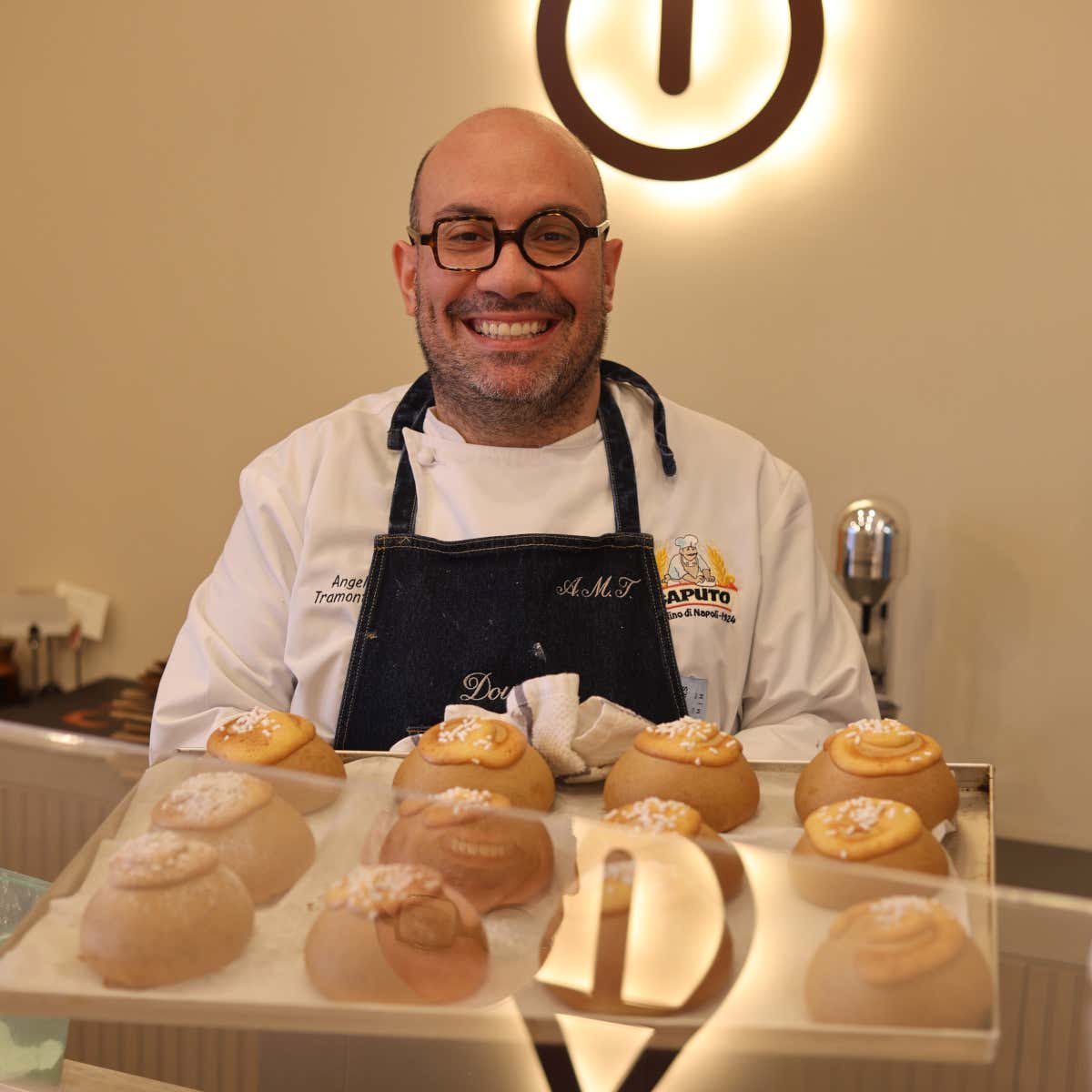 Angelo Mattia Tramontano, titolare del Douce a Gragnano (Na) e consulente del reparto pasticceria di Mulino Caputo e testimonial-formatore del brand in Italia e nel mondo