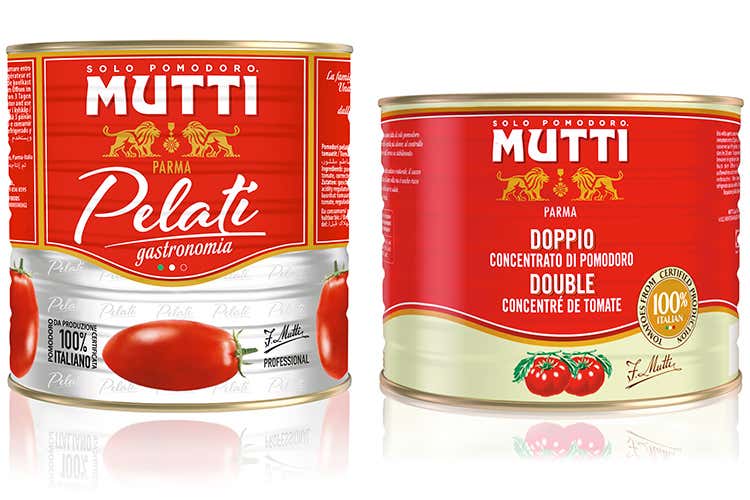 (Pomodoro per la ristorazione Da Mutti la linea professionale)