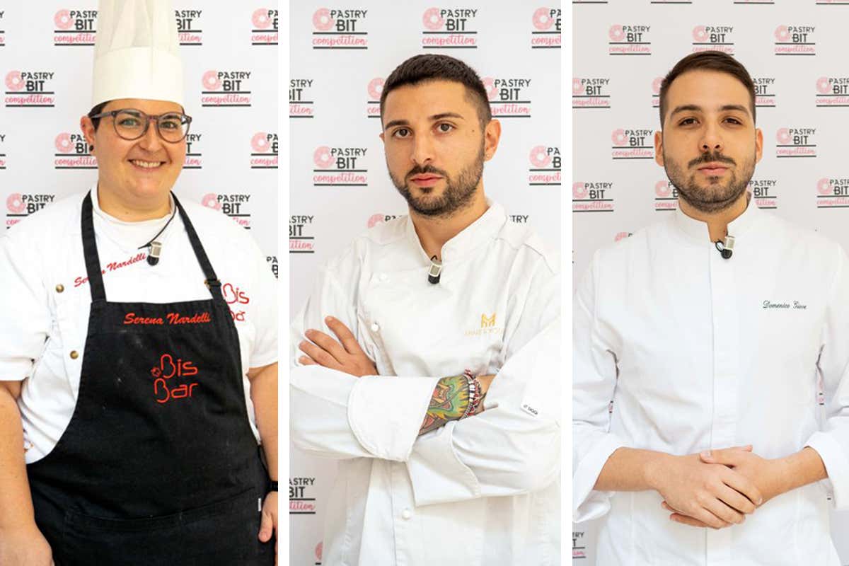 Nella tappa pugliese della competizione hanno ottenuto il punteggio più alto: da sinistra, Serena Nardelli, Simone Caserta e Domenico Giove 