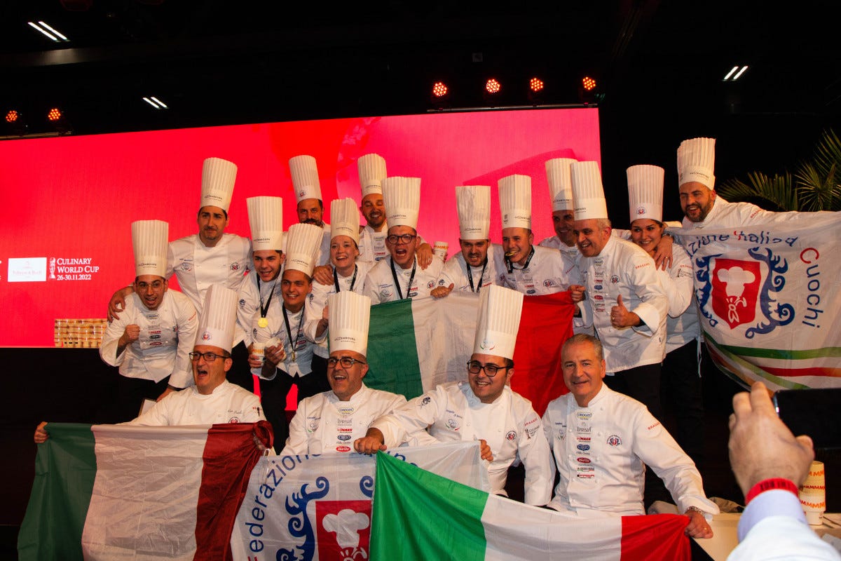 La Nazionale Italiana Cuochi in Lussemburgo  Coppa del Mondo di Cucina: oro e argento per i cuochi italiani