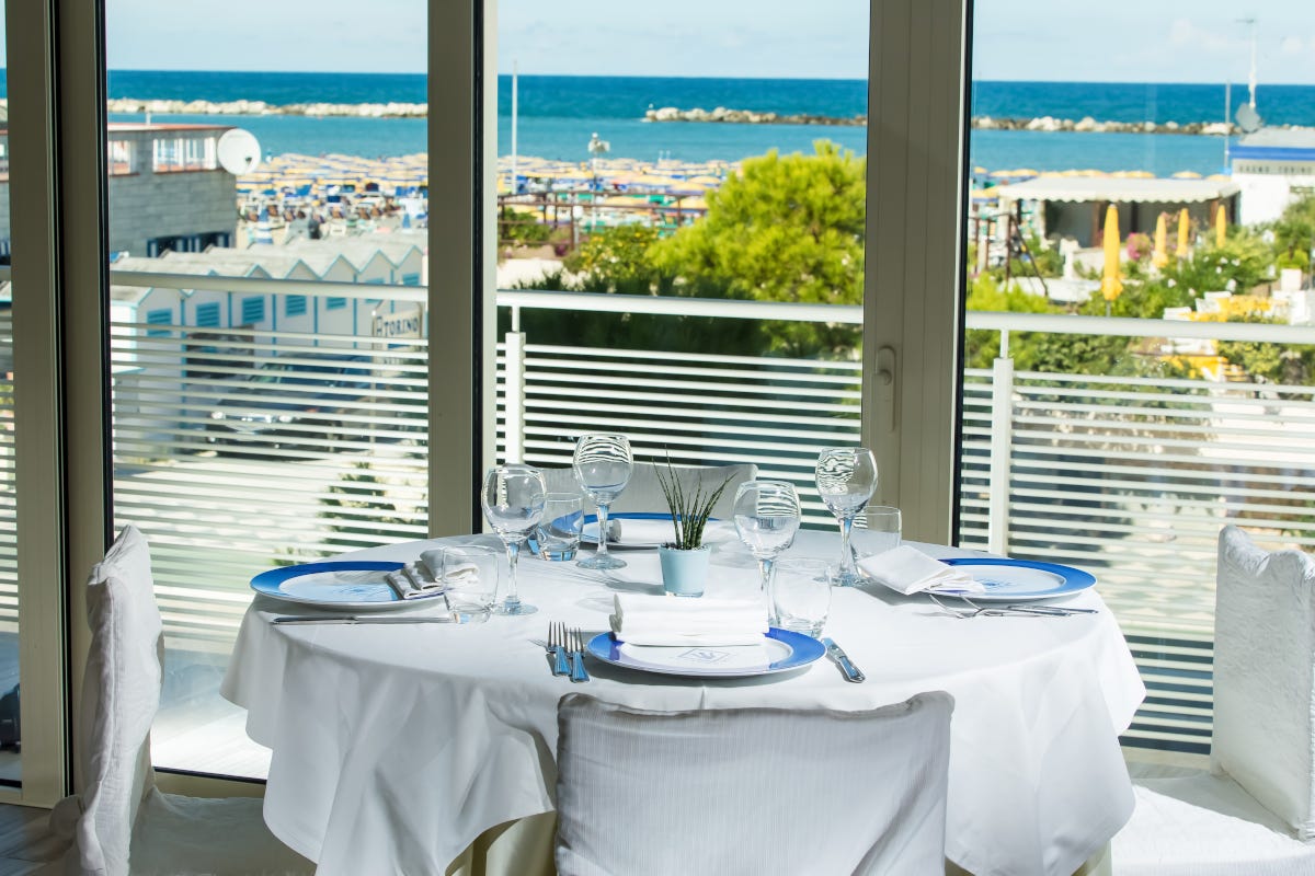 Hotel Nettuno Exceptional menu with breathtaking views.  Here are some dream places