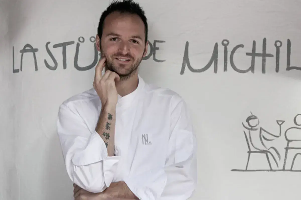 Nicola Laera Corvara, Cantafio nuovo chef de La St&uuml;a de Michil. Laera approda all'Hotel Arkadia