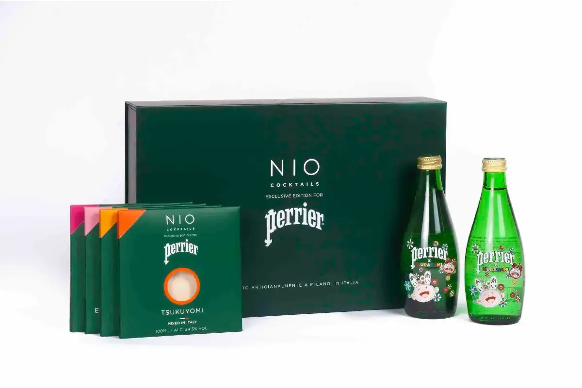 NIO Cocktails e Perrier per la limited edition di Takashi Murakami