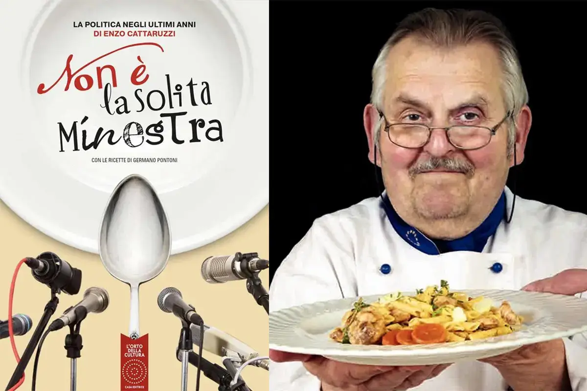 La cover del libro con le idee dello chef Non &egrave; la solita minestra! Un libro per riscoprire la tradizione