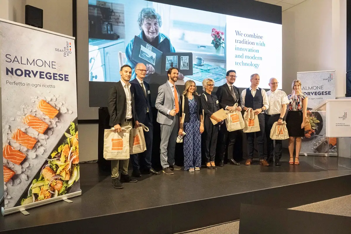 Un momento del Norwegian Seafood Council&nbsp; Gli italiani consumano sempre pi&ugrave; salmone: piacciono qualit&agrave; e sostenibilit&agrave;