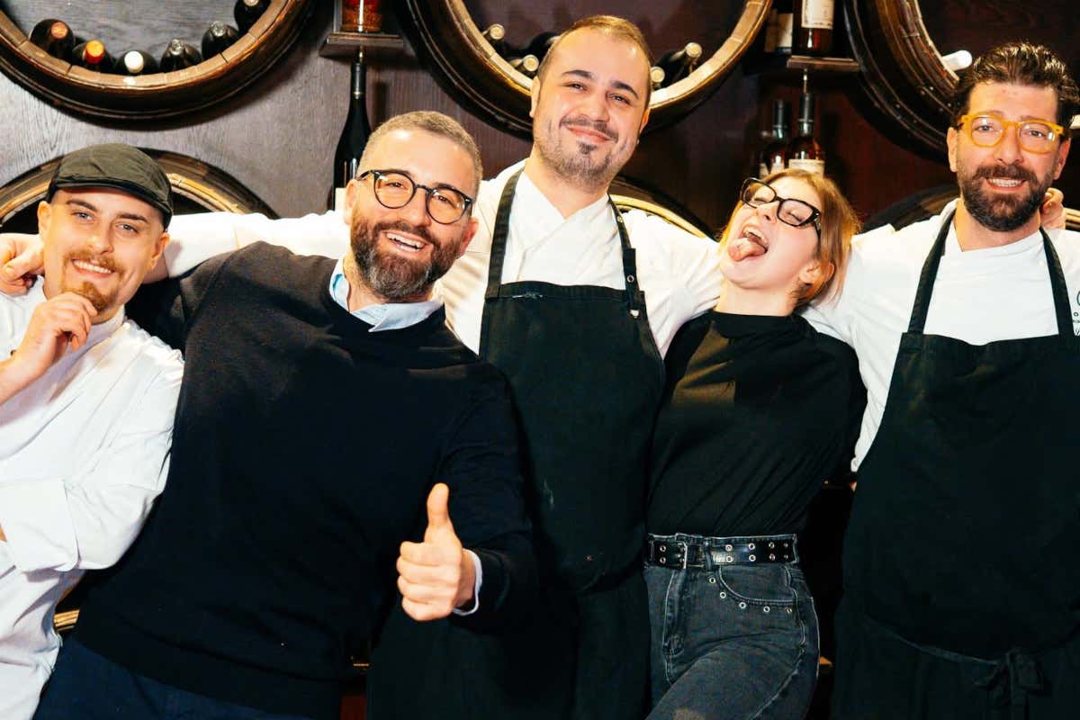 Parte del team del Ristorante Notaro