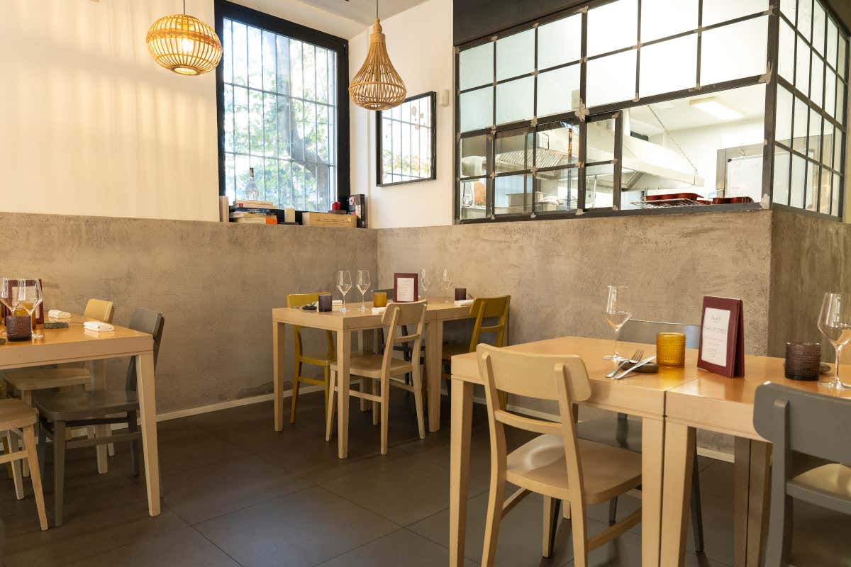 La sala del ristorante NuAN