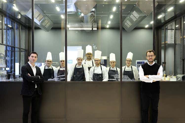 Fabio Pisani e Alessandro Negrini (Una nuova Vòce per Aimo e Nadia Vista sulla Scala tra cibo e arte)