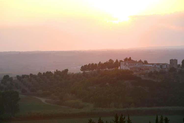 La vista mozzafiato durante l'aperitivo al Bistrot Valle Rita (Il nuovo bistrot di Borgo Valle Rita)