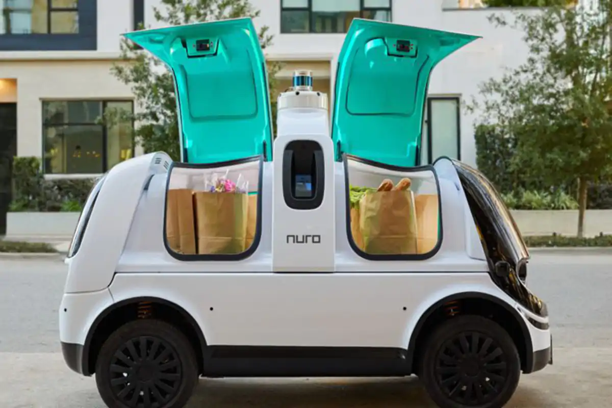 Il veicolo di Nuro Burritos a domicilio? Arriva il robot Il foodservice investe in Nuro