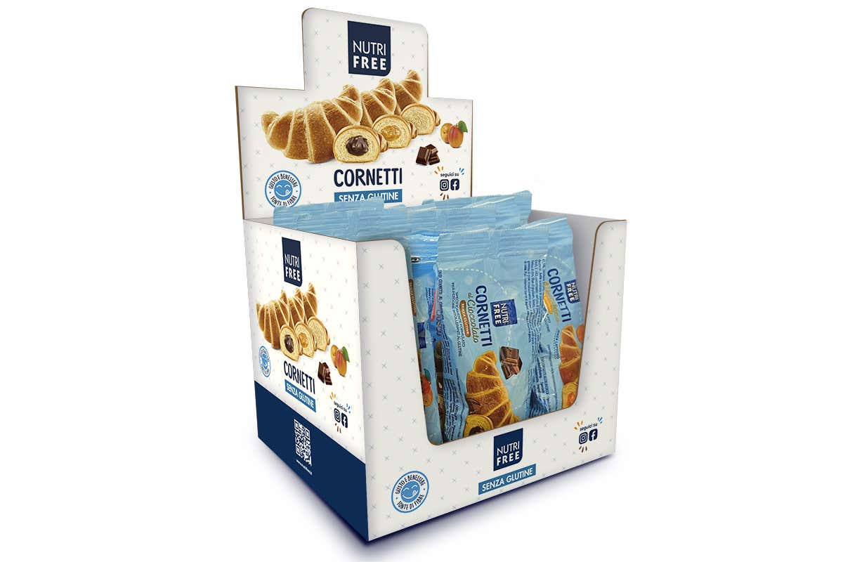 Kit di 15 cornetti per l’hotellerie Cornetti e brioche Nutrifree, assortimento completo per il fuori casa