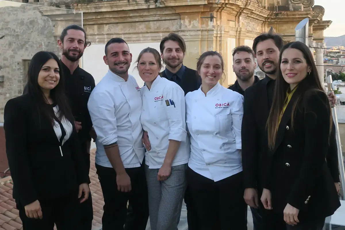 Lo staff Obic&agrave;, cucina tradizionale in un ambiente unico