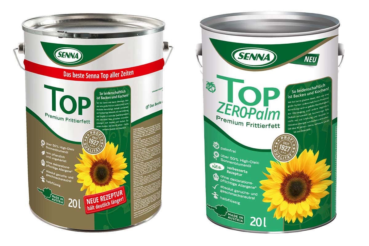 Senna Top e Senna Top Zero Palm Senna Top, qualità professionale per una frittura impeccabile Senna Top e Senna Top Zero Palm Senna Top, qualità professionale per una frittura impeccabile