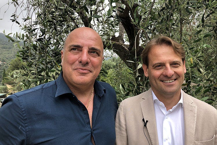 Giovanni Berrino e Marco Scajola (Oliveti Aperti L’esordio è un successo)