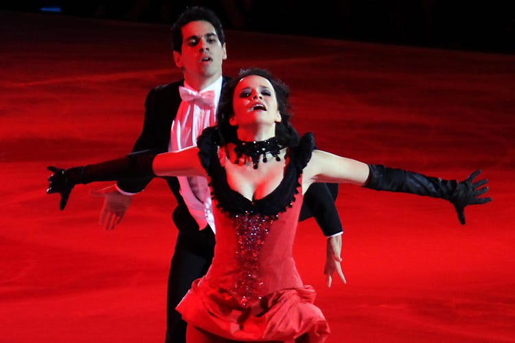 Anna Cappellini e Luca Lanotte (Opera on Ice debutta a Roma con i campioni di pattinaggio)