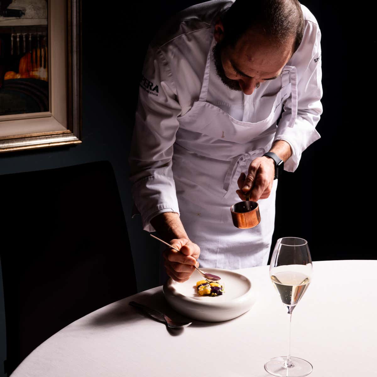 Chef Stefano Sforza è impegnato anche nella formazione