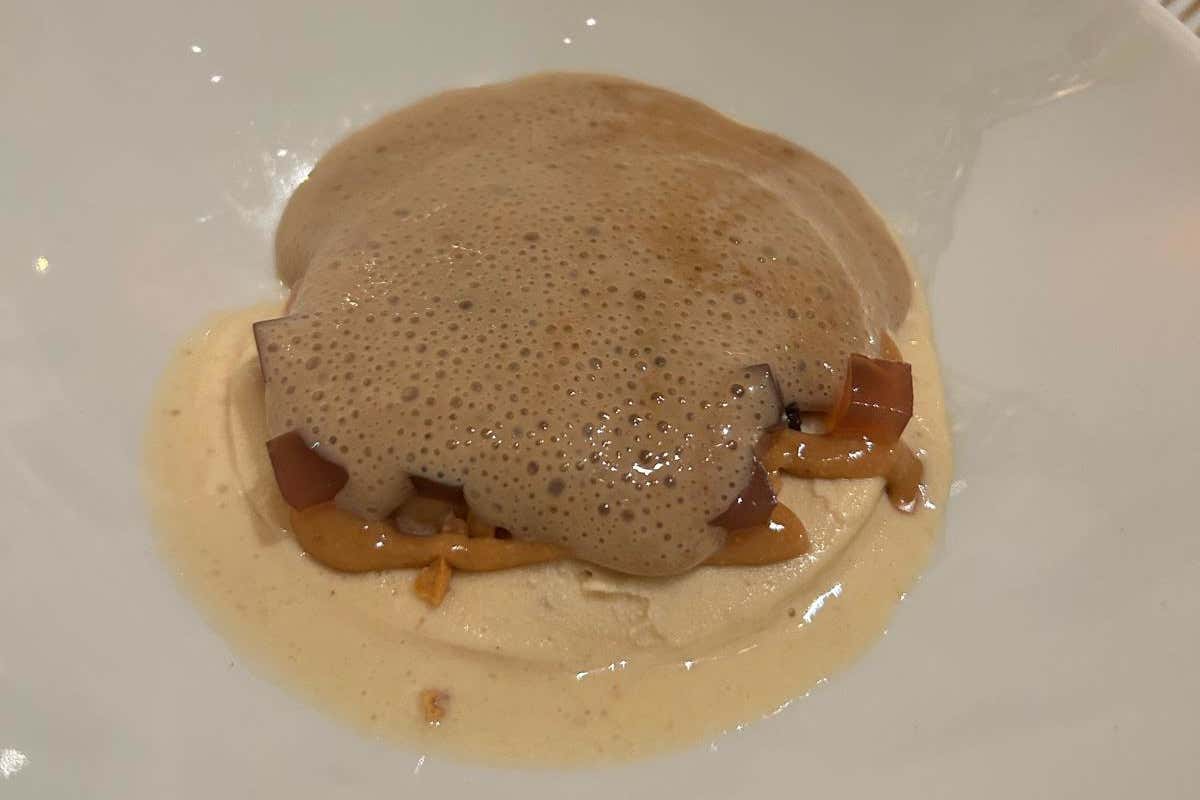 Affogato-style fine mousse