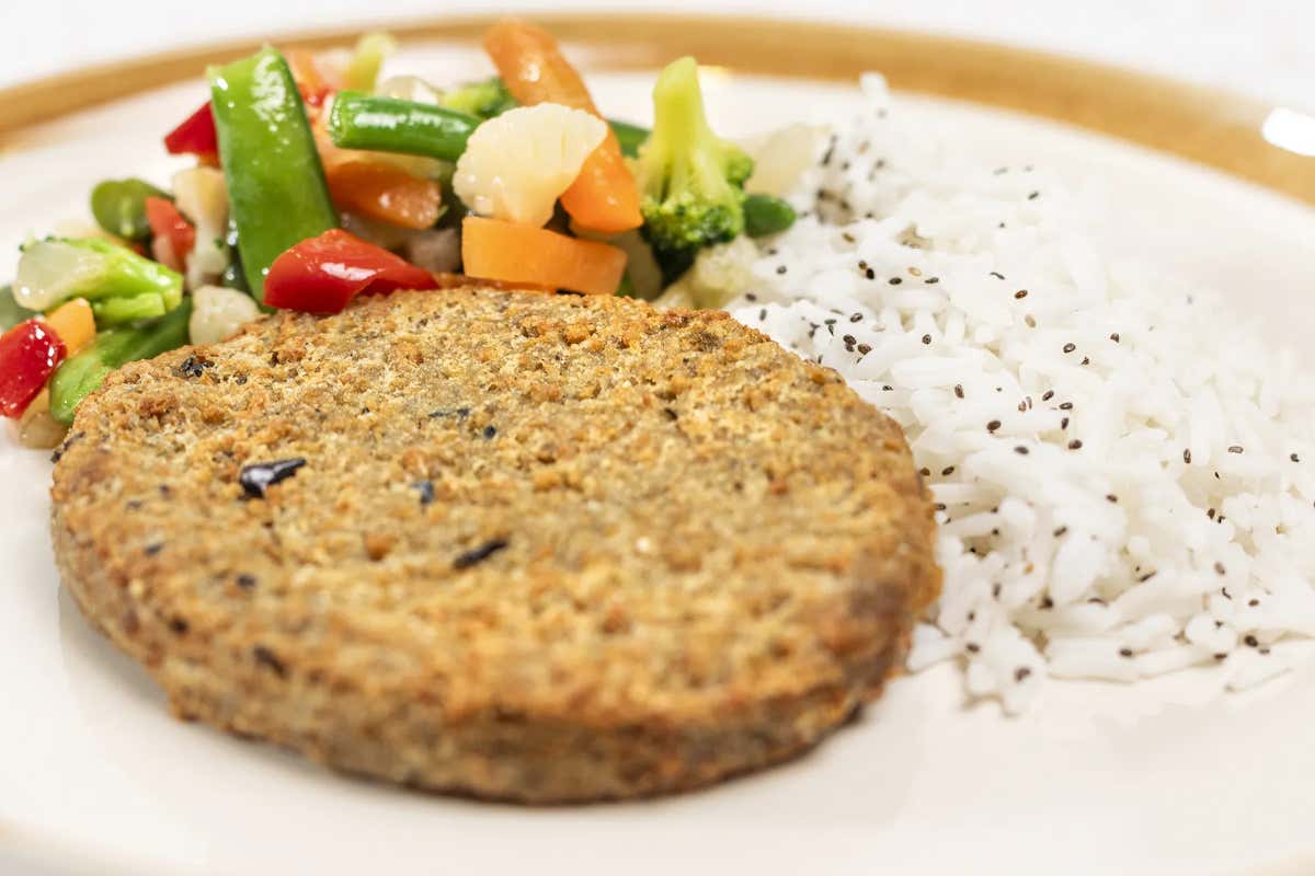 Burger melanzane e menta di Orogel Food Service