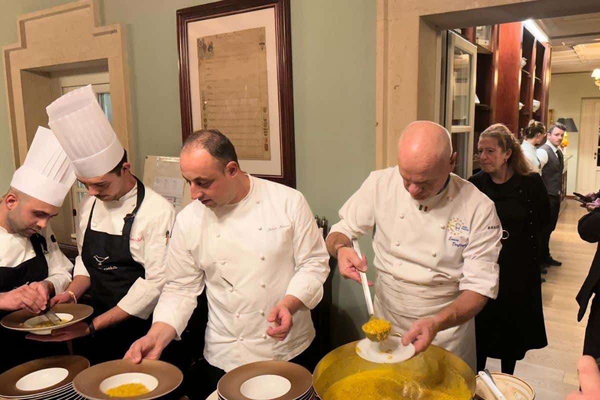 Standing ovation per Enrico Derflingher al ristorante “Oseleta” di Cavaion