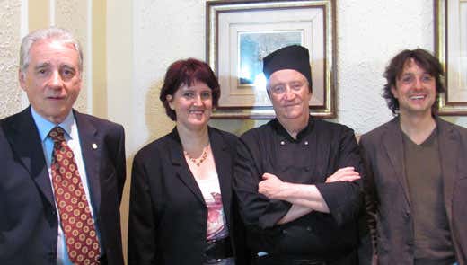 Da sinistra: Giancarlo Colombo, Michela Diana, Guglielmo Papetti e Andrea Maragnano Da sinistra: Giancarlo Colombo, Michela Diana, Guglielmo Papetti e Andrea Maragnano