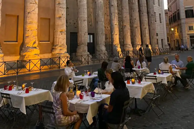 Gli indirizzi della Roma da gustare all&rsquo;aperto. Nella foto: Osteria dell'Ingegno Roma
