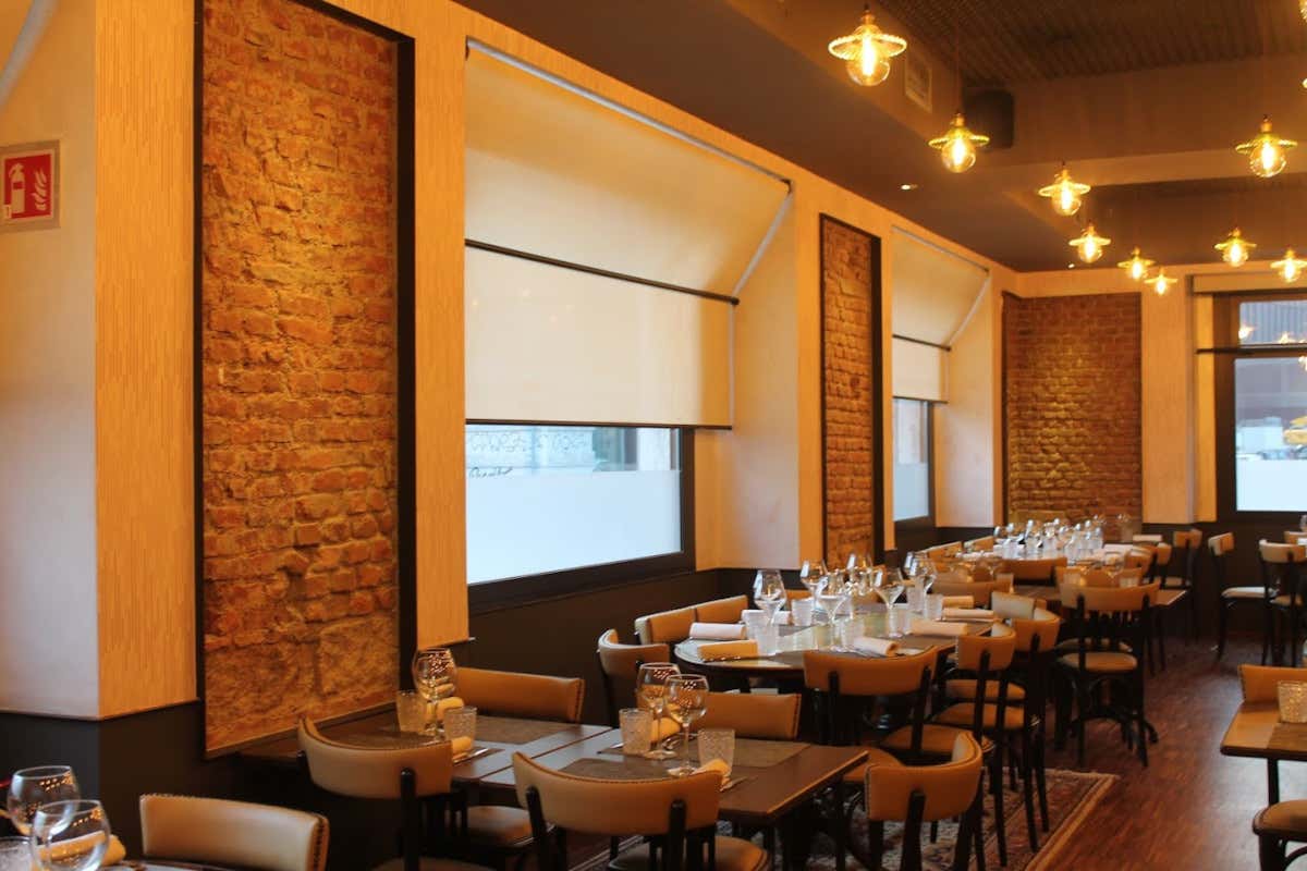 La sala dell'Osteria Cornalia