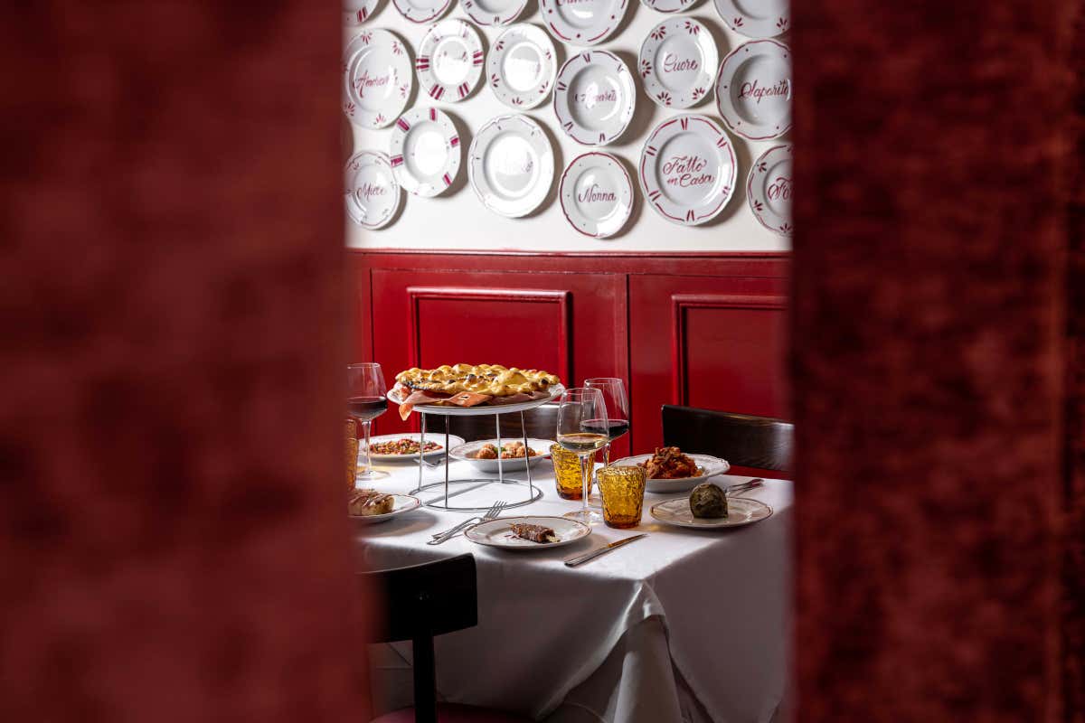 La sala dell'Osteria della Parola