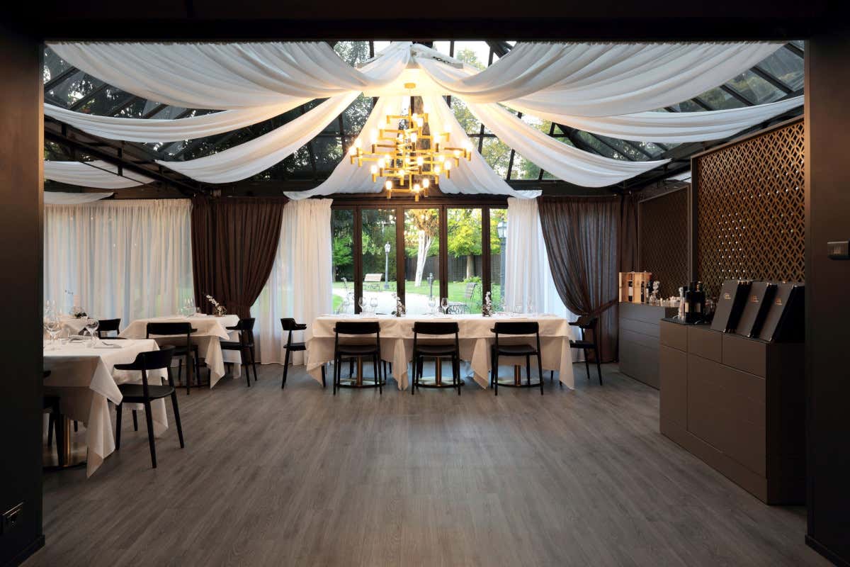 La sala dell’Osteria in Scandiano