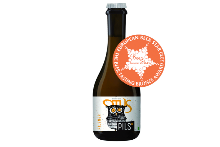 La Pils di Otus premiata - European beer star 2020, per la Pils di Otus bronzo storico