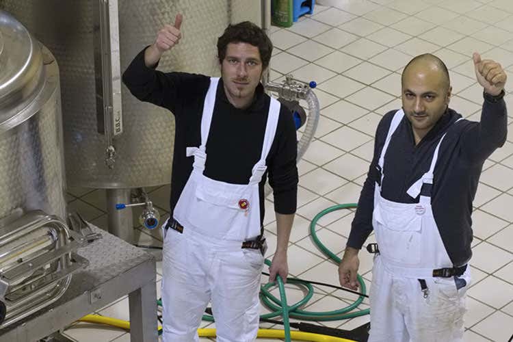 Giacomo Petretto e Pierpaolo Peigottu (P3, un birrificio piccolo piccolo alla scoperta della Sardegna)