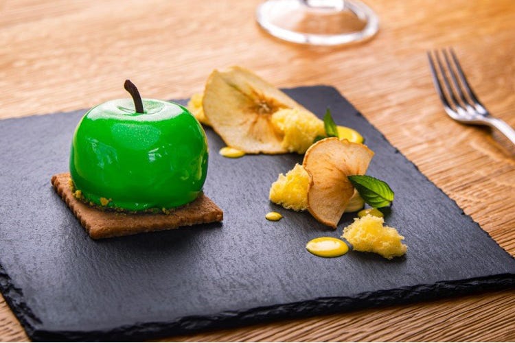 Un dessert per celebrare le mele del Trentino (La Paganella del Gusto È festa sull’Altopiano trentino)
