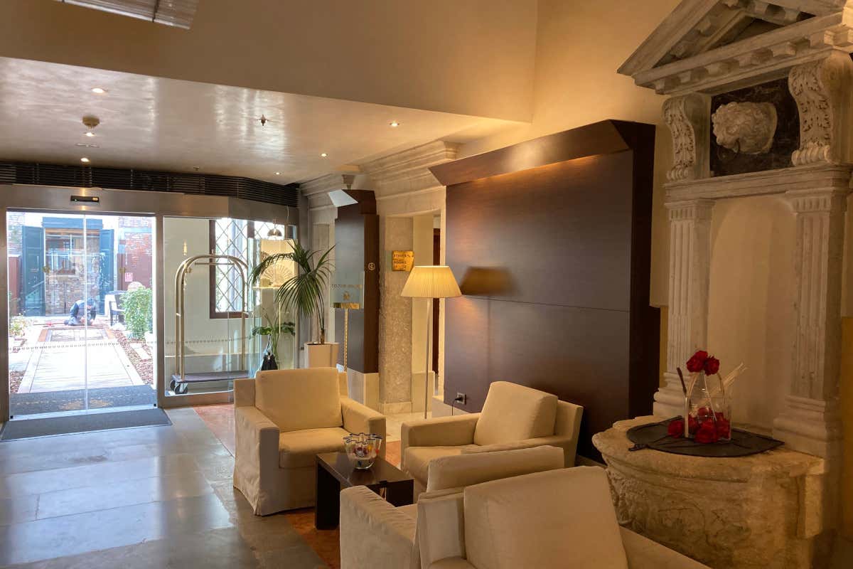 L'ingresso di Palazzo Giovanelli Palazzo Giovanelli elenganza e stile sul Canal Grande