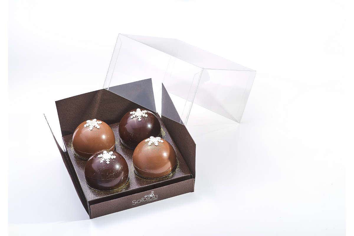 Palline di Natale al cioccolato Solbiati Il Natale è più dolce con il cioccolato Solbiati
