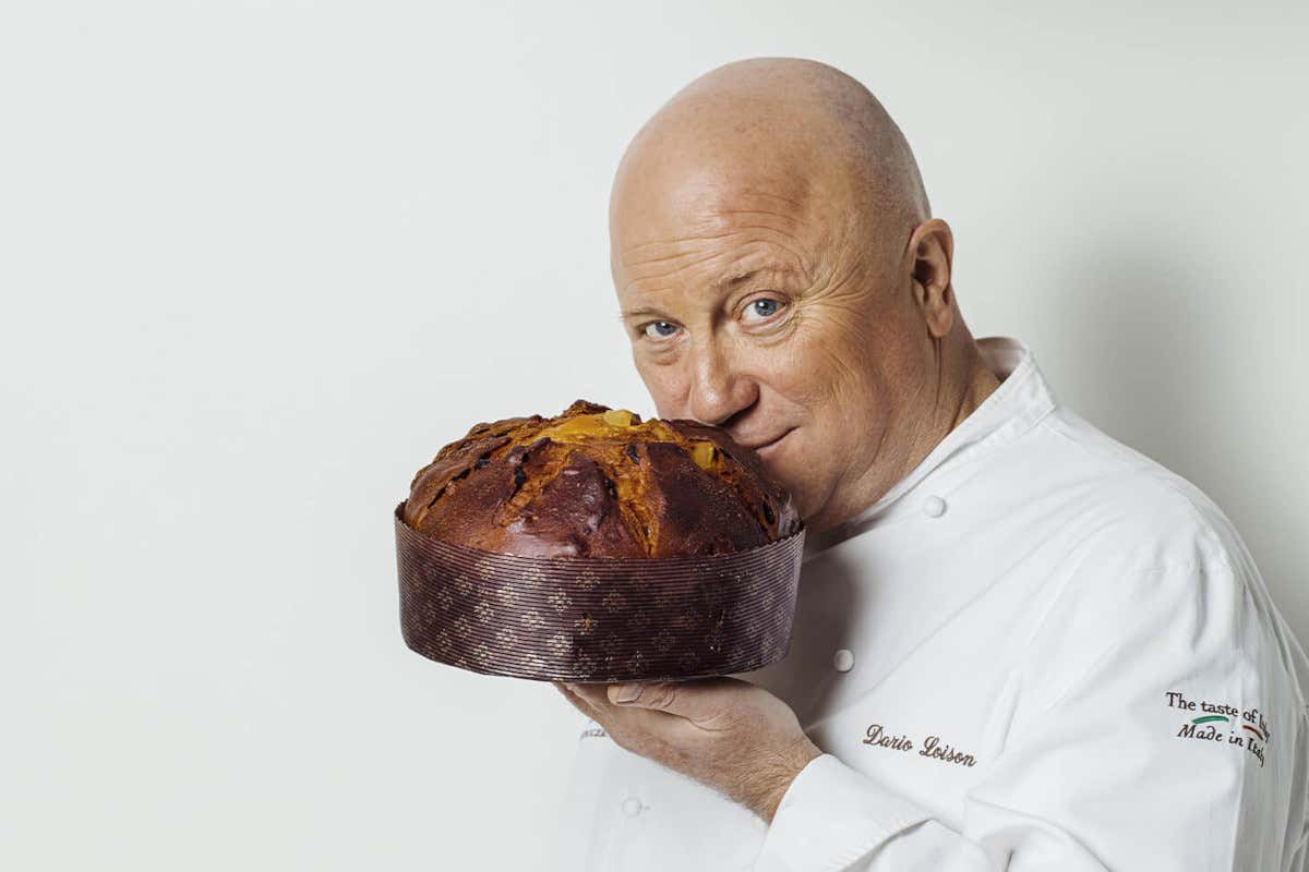 I cannoli dello chef Martino Scarpa con il panettone e il baccalà mantecato