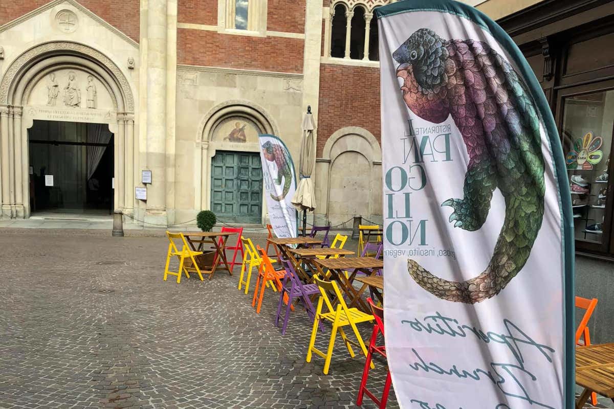 L'esterno del ristorante Il Pangolino di Casale Monferrato