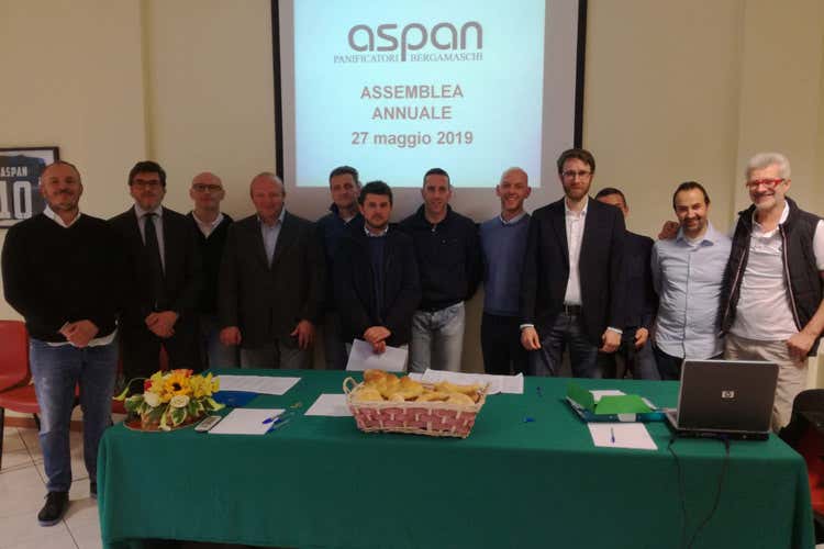Il nuovo direttivo Aspan 2019-2023 (Panificatori orobici in assemblea Dare pi&ugrave; valore al lavoro artigiano)