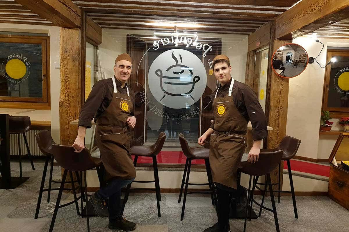 A sinistra, Angelo Tortorelli de Il Polentiere Esperienze a confronto per una nuova idea di ristorazione firmata Rational A sinistra, Angelo Tortorelli de Il Polentiere Esperienze a confronto per una nuova idea di ristorazione firmata Rational