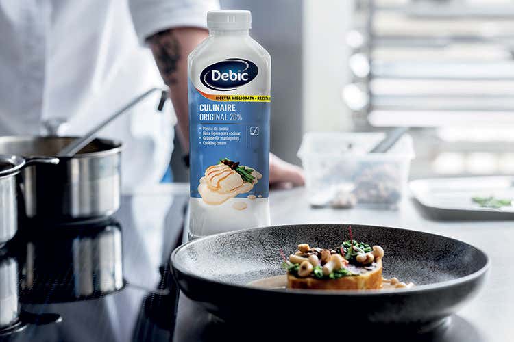 La panna Debic in cucina (Panna Culinaire Original Debic Preparazioni più veloci del 10%)