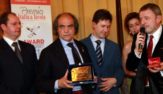 Da sinistra: Domenico Raimondo, Davide Paolini, Dario Nardella, Annamaria Tossani e Alberto Lupini