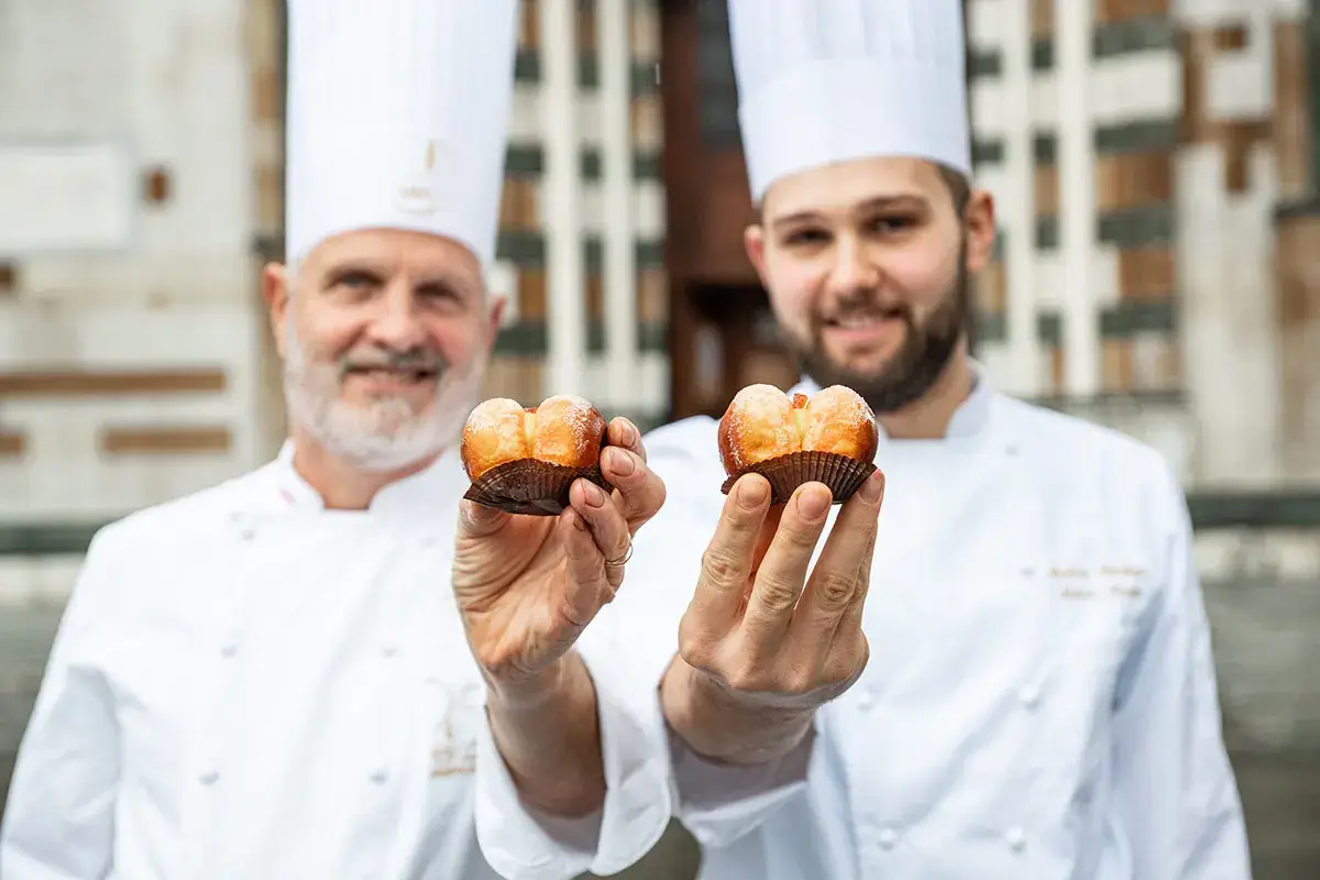 Le pesche di Prato Gli irresistibili dolci di Andrea Sacchetti, con le farine Mulino Caputo
