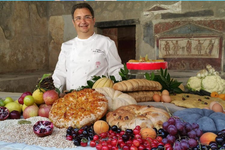 Paolo Gramaglia e la cena pompeiana - Dallo street food dell'antica Pompei all'alta cucina dell'Italia di oggi