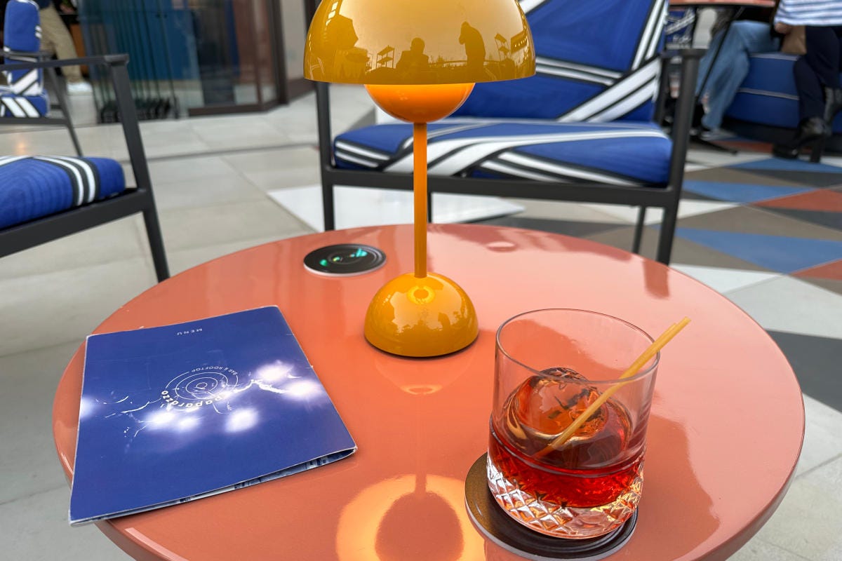 Un cocktail del bar Paparazzo I brunch (e non solo) da non perdere sulla terrazza del Paparazzo bar a Roma