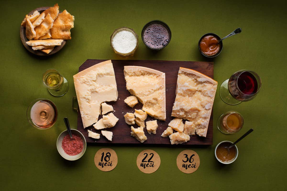 Le diverse stagionature del Parmigiano Reggiano