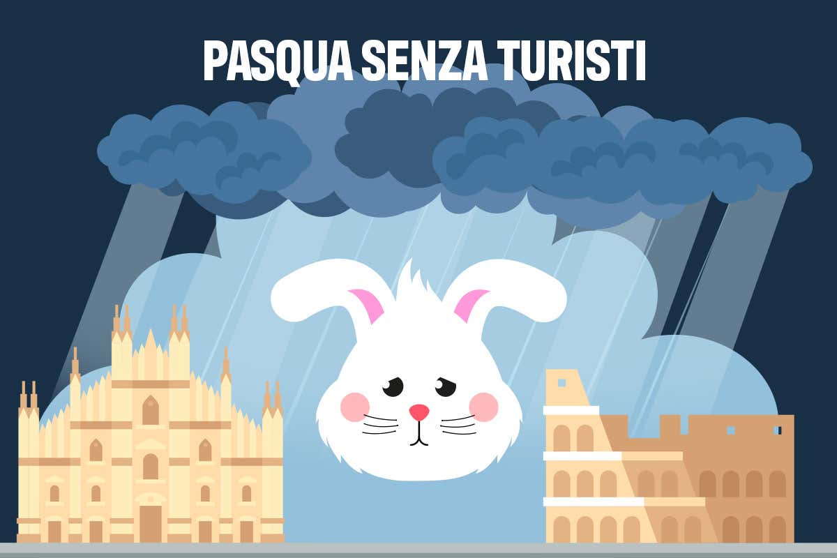 La Pasqua nera di Roma e Milano per il turismo Turismo: la Pasqua nera di Roma e Milano