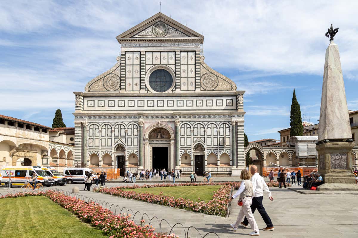 Santa Maria Novella a Firenze: anche in Toscana per Pasqua non c'è il tutto esaurito