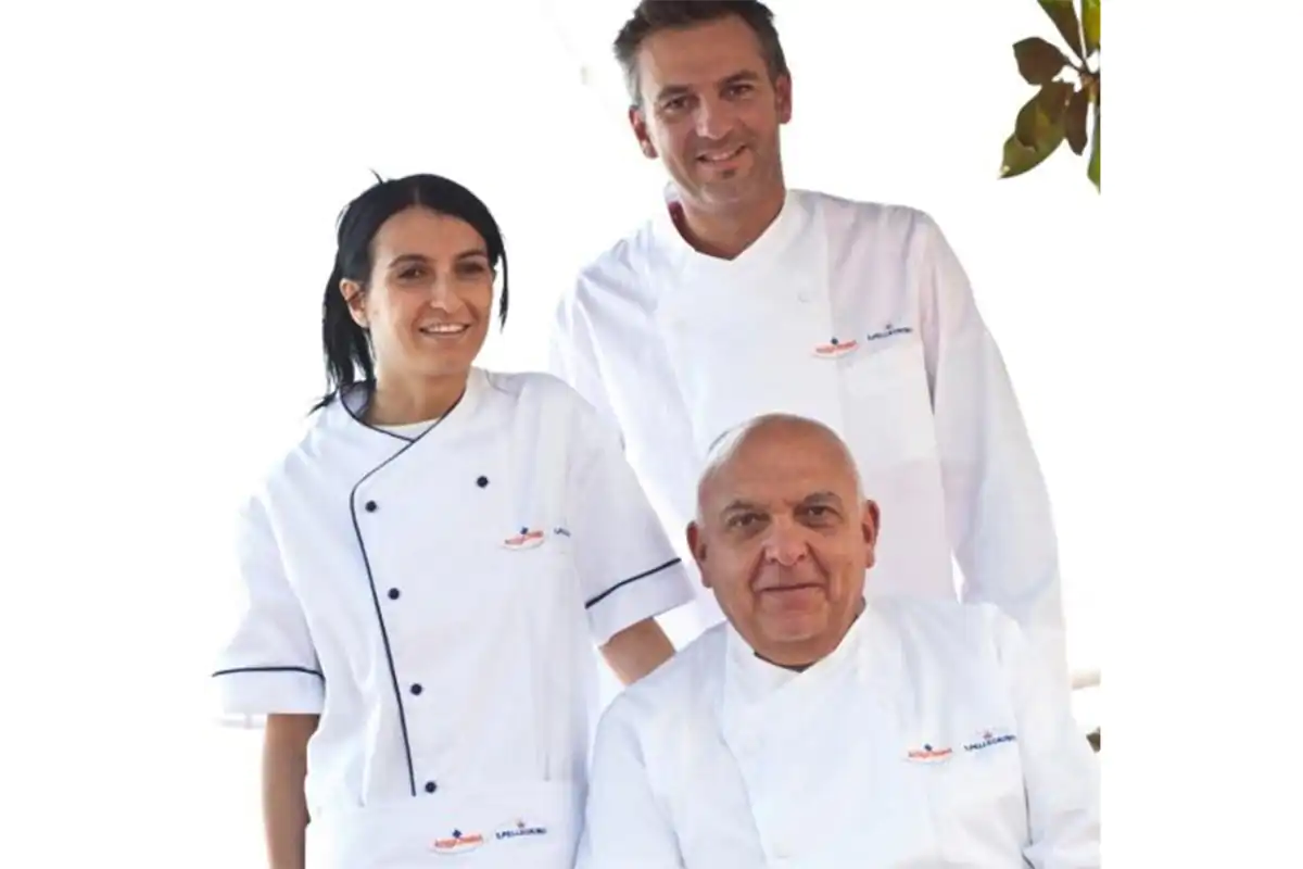Claudio Pasquarelli con i figli Lara e Christian I Pasquarelli, famiglia dal sapore di mare
