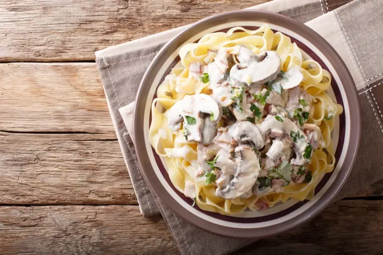 Pasta alla boscaiola La ricetta pi&ugrave; cerata in internet? La pasta alla boscaiola
